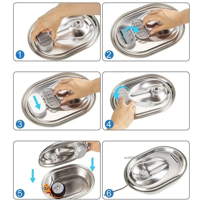 Filtres de rechange pour fontaine inox – vue 7